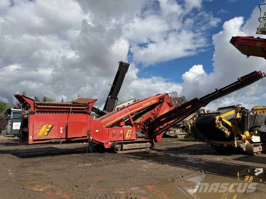 Przesiewacz EXTEC Turbotrac z Wibrokratą Sieb- und Brechanlagen