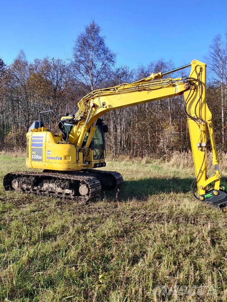 Komatsu PC 138 US-11 Paletli ekskavatörler