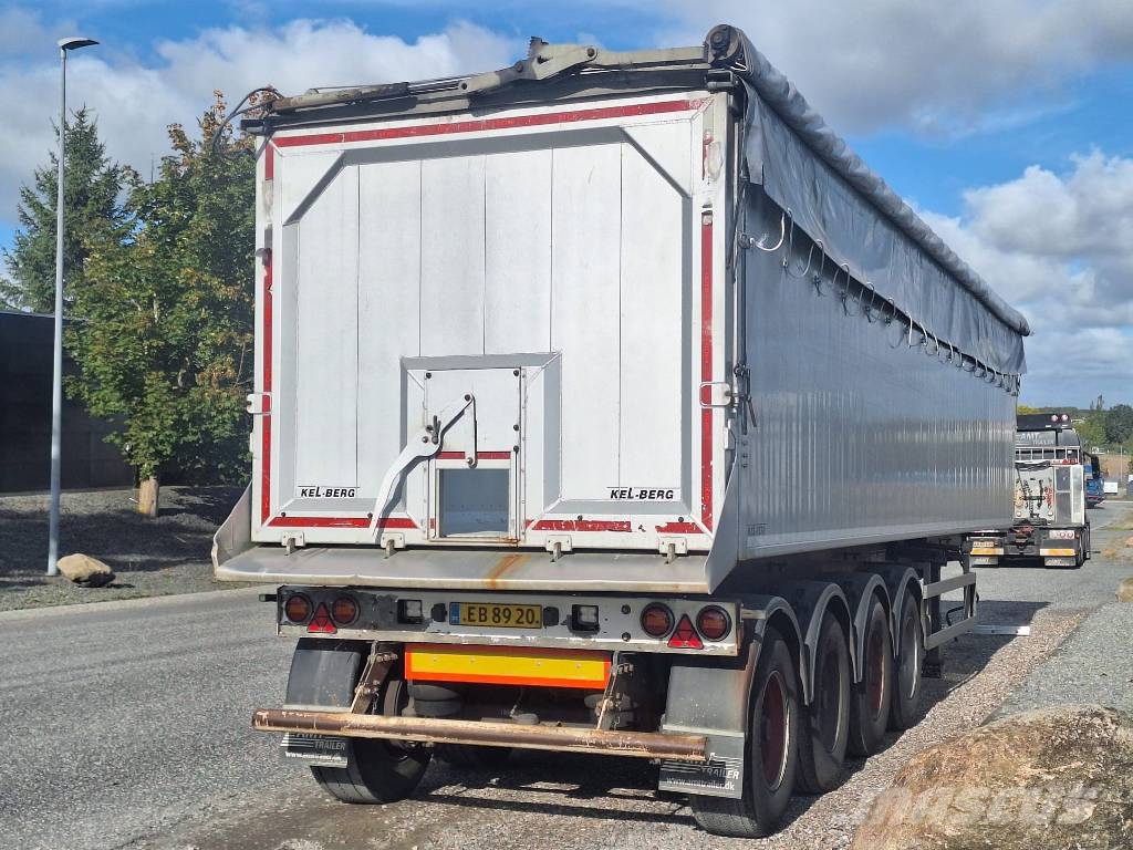 Kel-Berg 4 akslet 60 m3 tiptrailer med Ecotop Damperli çekiciler