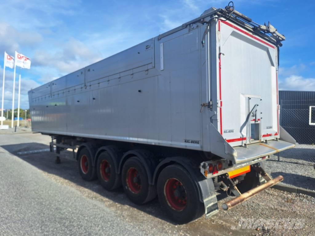 Kel-Berg 4 akslet 60 m3 tiptrailer med Ecotop Damperli çekiciler