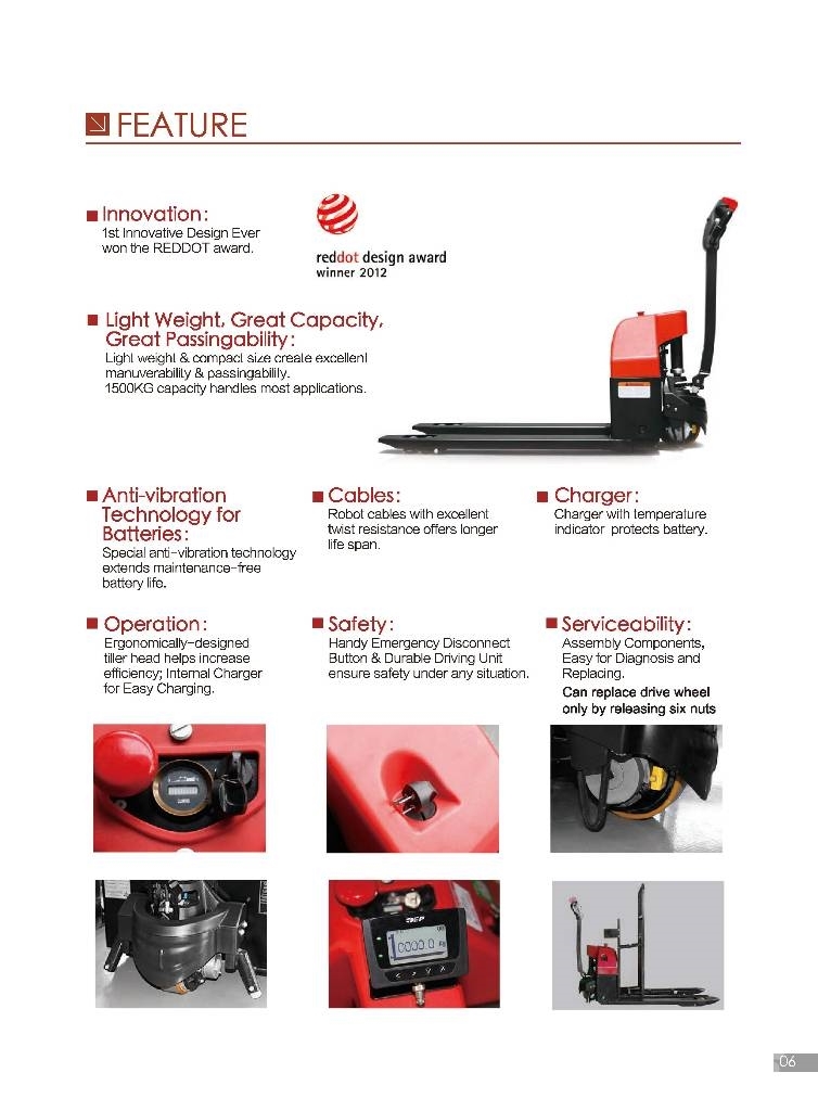 EP EPT20-15ET Hand pallet truck