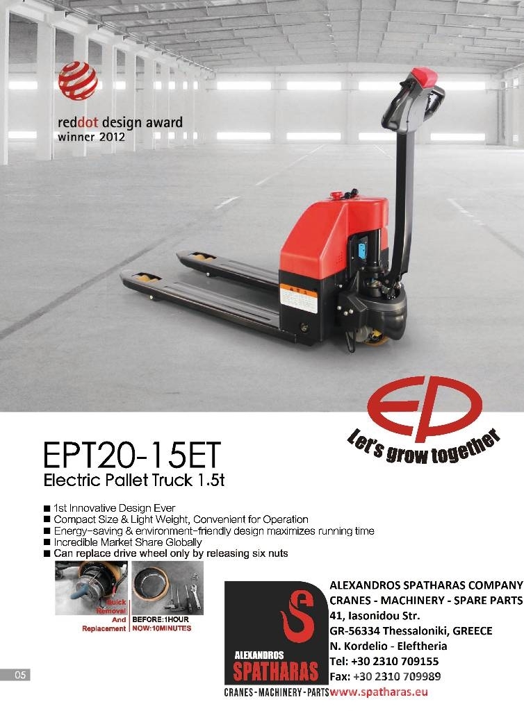 EP EPT20-15ET Hand pallet truck