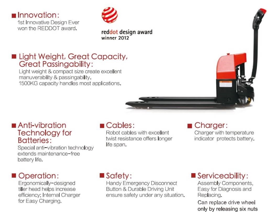 EP EPT20-15ET Hand pallet truck