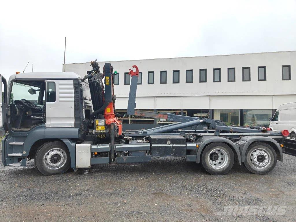 MAN TGS 26.320 !!PROMO!! Container Palift Kraan Palfin アームロール