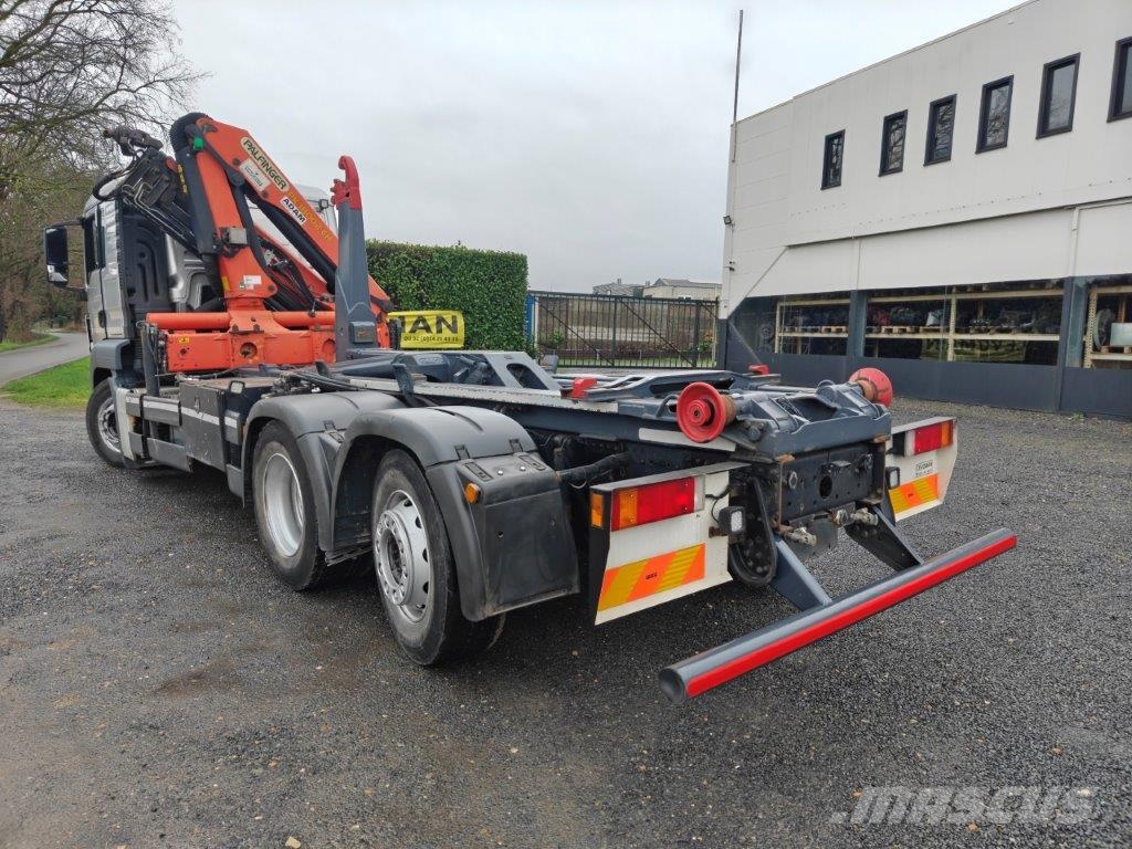 MAN TGS 26.320 !!PROMO!! Container Palift Kraan Palfin アームロール