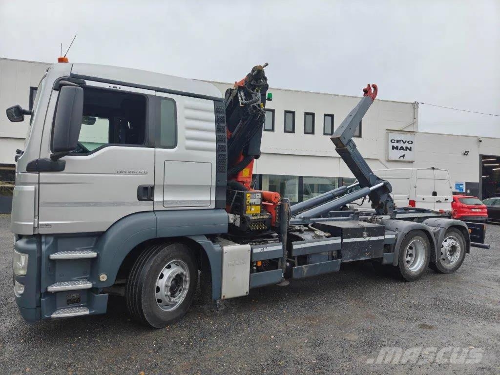 MAN TGS 26.320 !!PROMO!! Container Palift Kraan Palfin アームロール