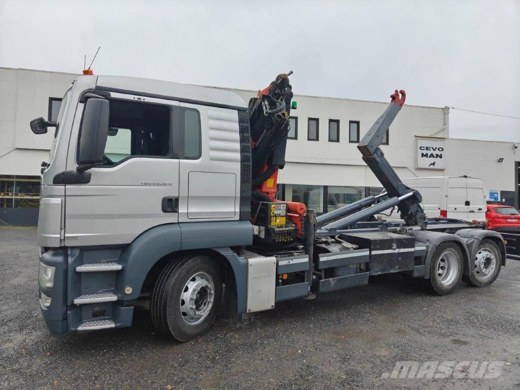 MAN TGS 26.320 !!PROMO!! Container Palift Kraan Palfin アームロール