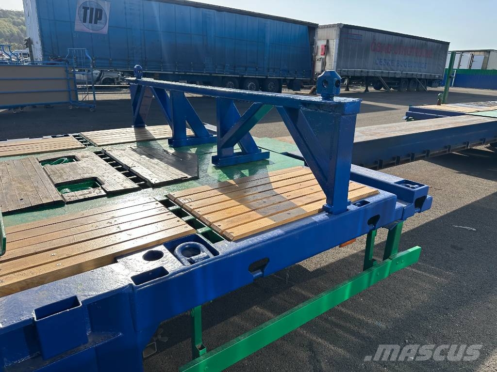 Meusburger MTS-3 / Ausziehbar bis 17,4 m / Liftachse / 3. Ach Semi remorque surbaissée
