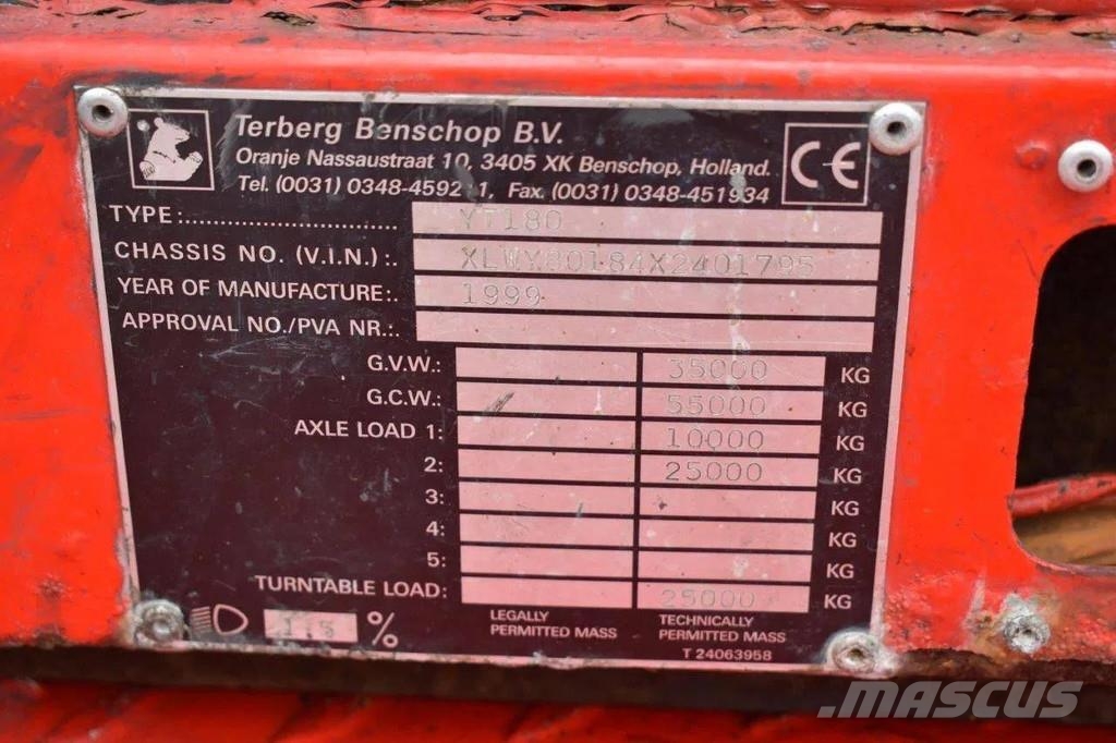 Terberg YT 180 4X2 - HUB REDUCTION + NL REGISTRATION! Tracteur de manœuvre