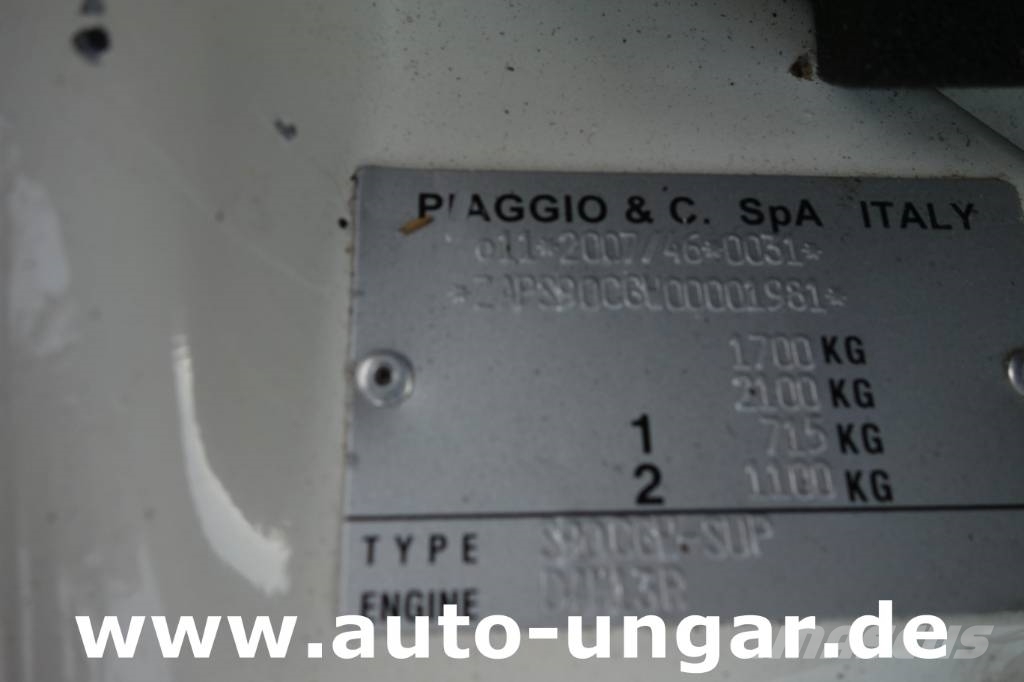 Piaggio Porter S90 Müllwagen IRIDE Tonnenlifter Kipper Kamioni za otpad