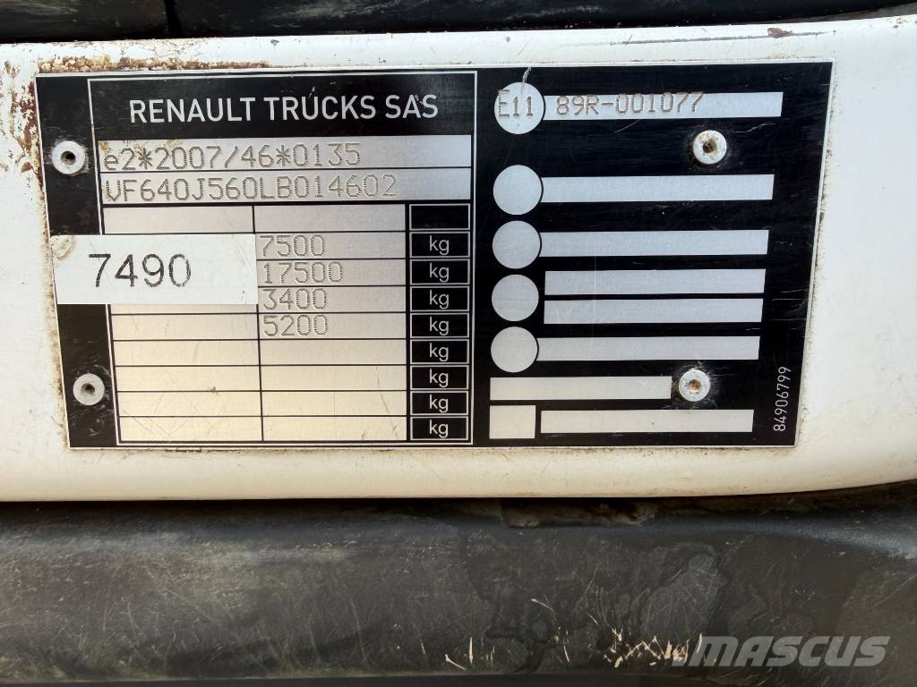 Renault MDA2C Dreiseitenkipper Semirremolques portacubetas