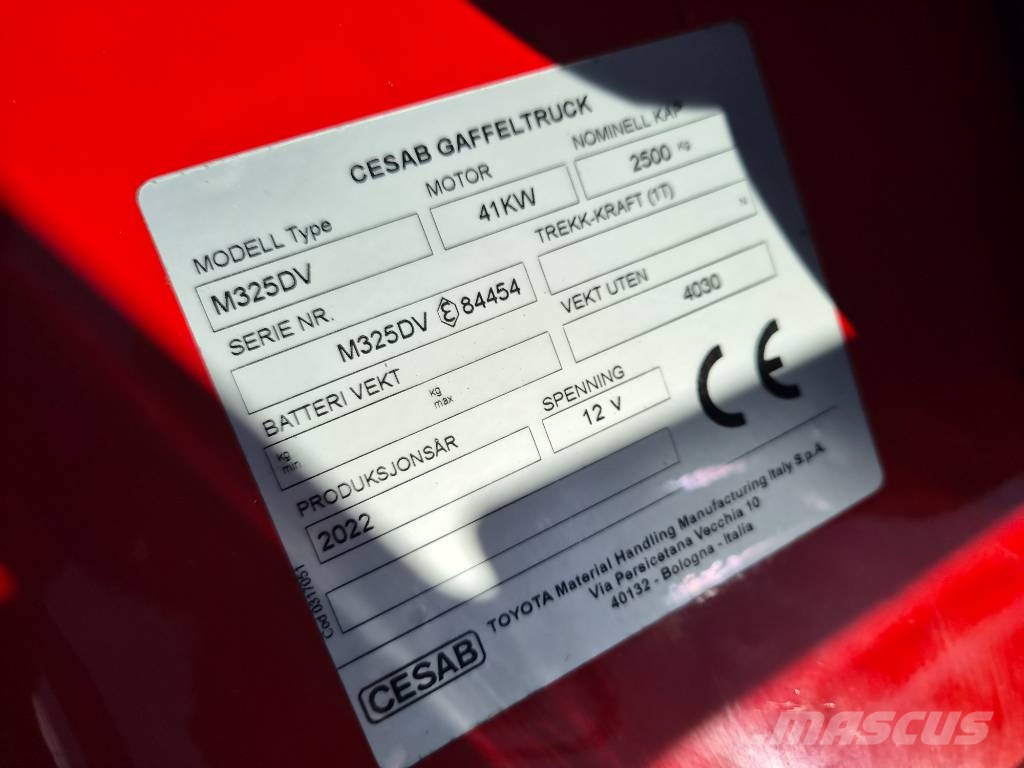 Cesab 2,5 tonns dieseltruck Dizelski viljuškari