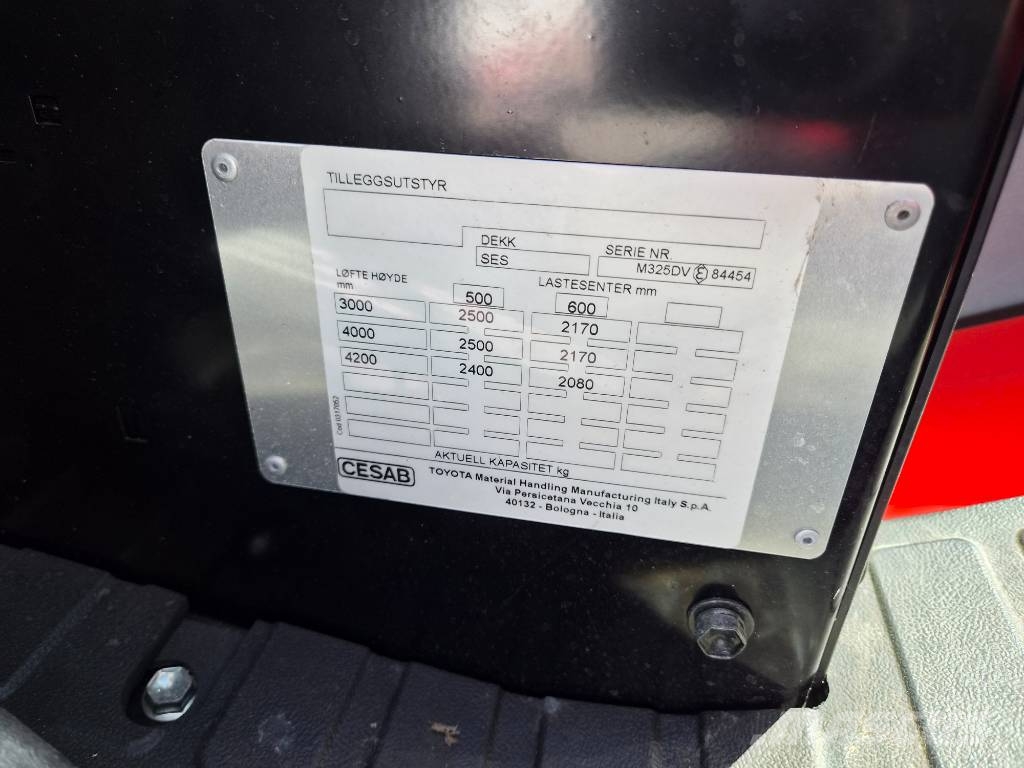 Cesab 2,5 tonns dieseltruck Dizelski viljuškari