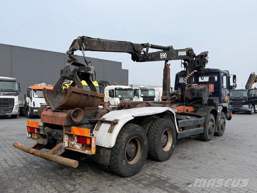 MAN 35.403 8x4 Jonsered 890 + Meiler RK 22.60 S Kroghejs