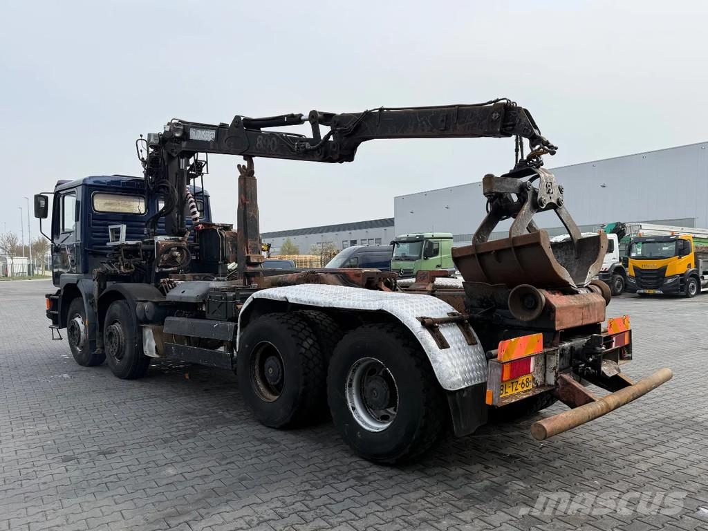 MAN 35.403 8x4 Jonsered 890 + Meiler RK 22.60 S Kroghejs
