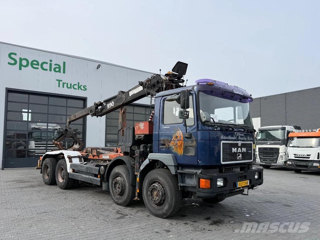 MAN 35.403 8x4 Jonsered 890 + Meiler RK 22.60 S Kroghejs