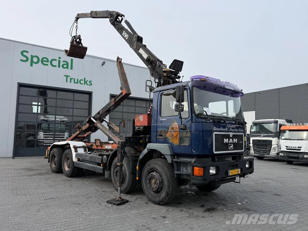 MAN 35.403 8x4 Jonsered 890 + Meiler RK 22.60 S Kroghejs
