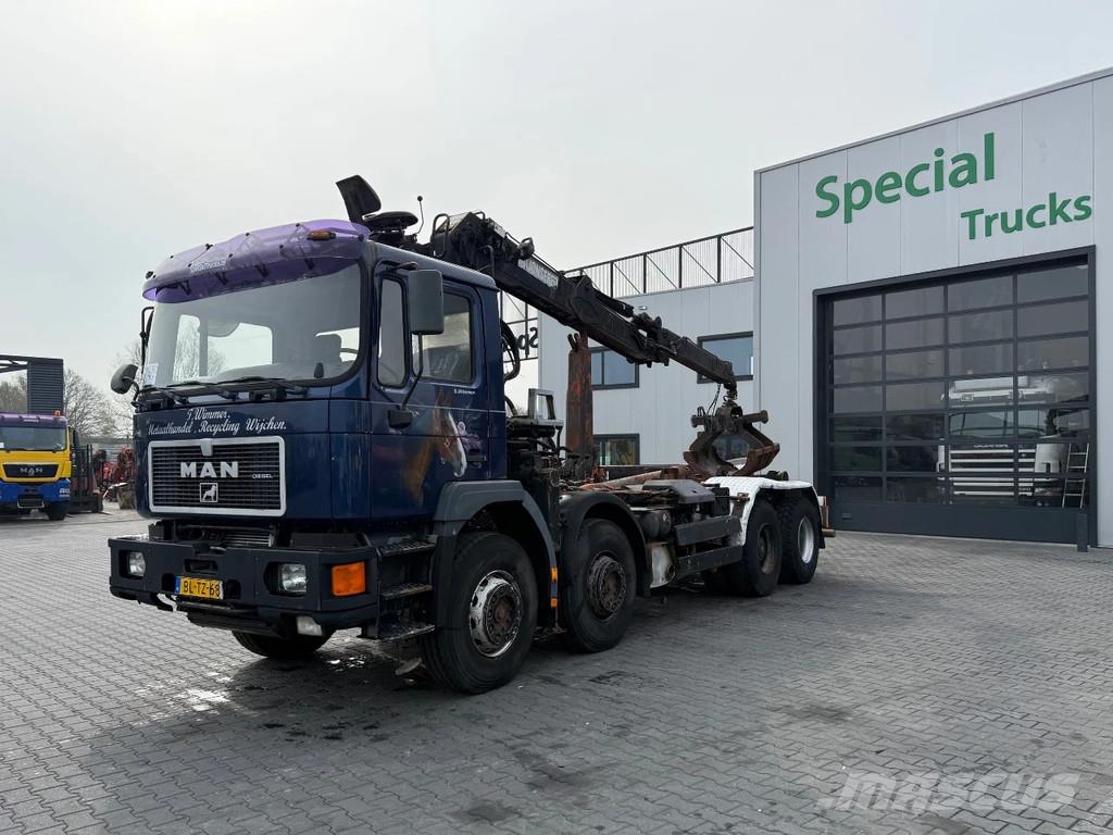 MAN 35.403 8x4 Jonsered 890 + Meiler RK 22.60 S Kroghejs