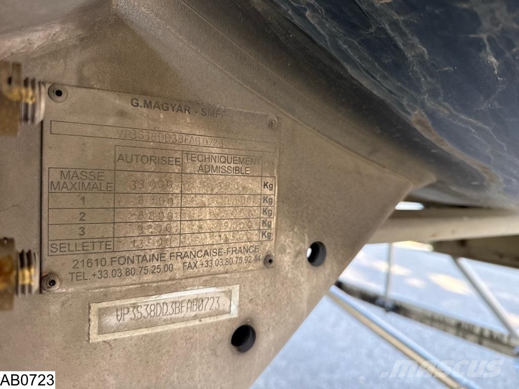 Magyar Bitum 33.330 Liter Poluprikolice cisterne