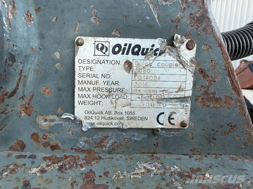 OilQuick OQ80 - M318D / M320F / M322D / 320D / 320E / 323D Quick connectors