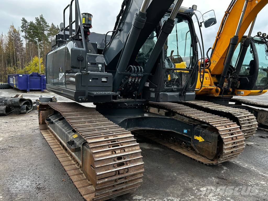 Hitachi ZX 180 LC -7 / StageV, Pienet tunnit, Rasvari Telakaivukoneet