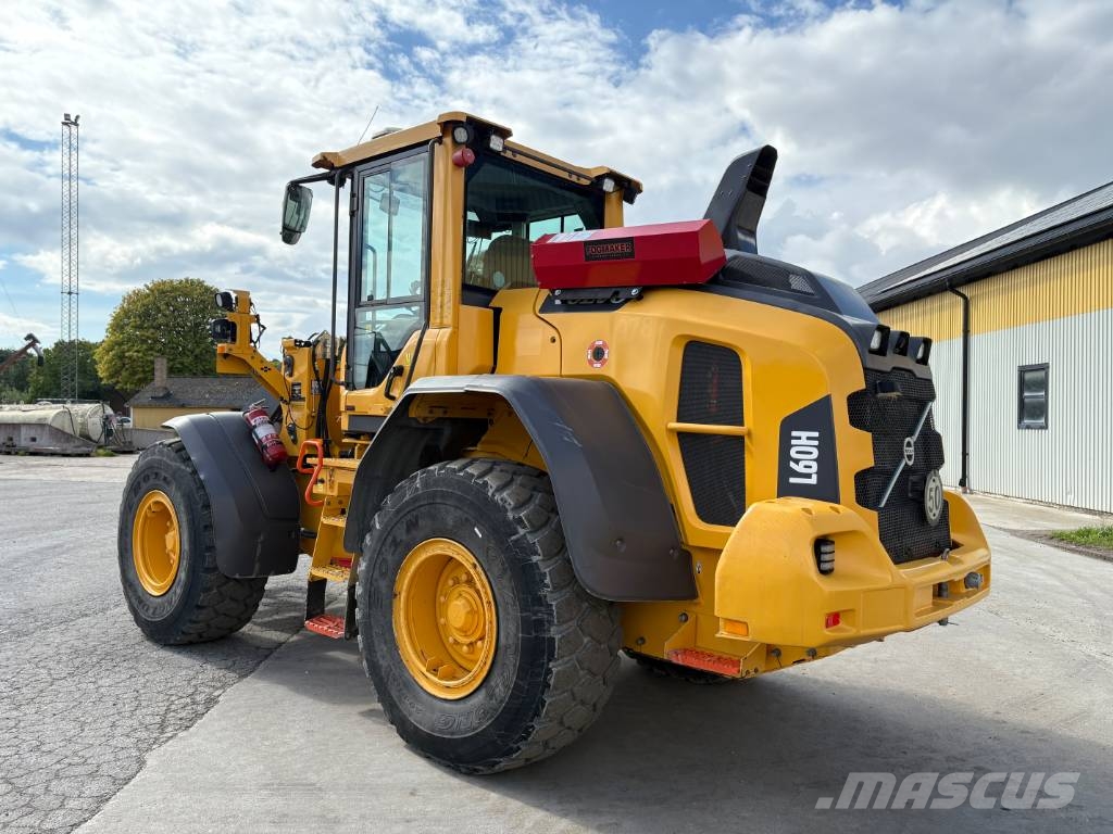 Volvo L60H lastmaskin, all utr, släcksystem, 7000 tim Gumikerekes homlokrakodók