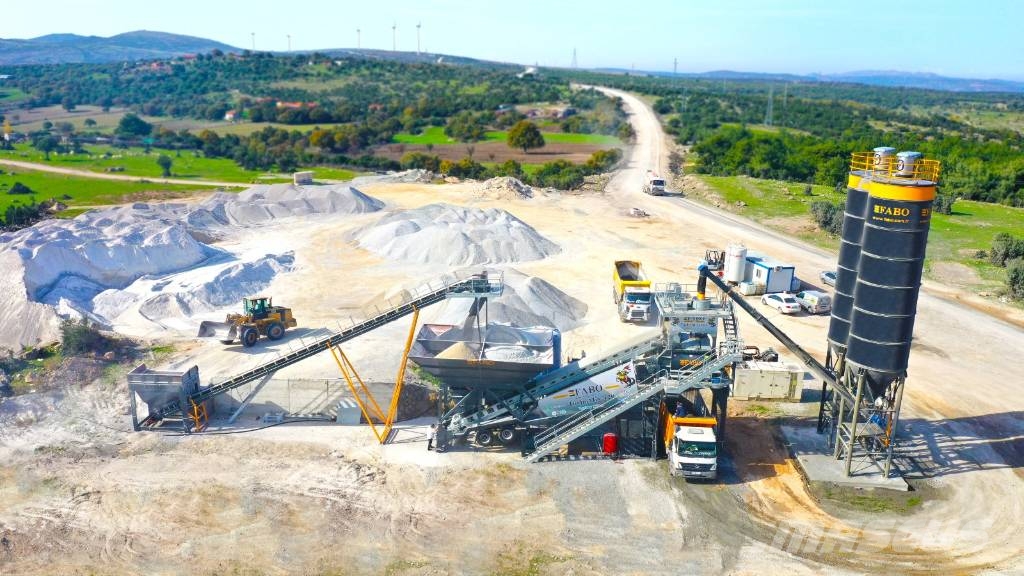 Fabo CENTRALE À BÉTON MOBILE TURBOMIX-120 Betonin valmistusasemat