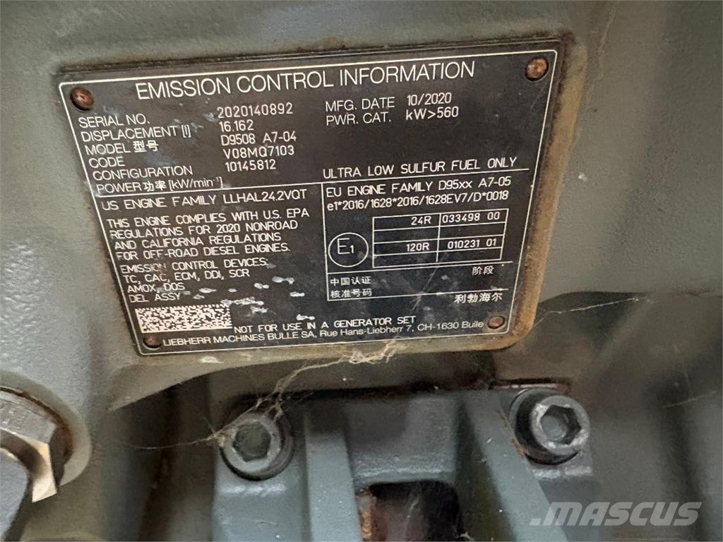 Liebherr D9508 A7-04 Motoren