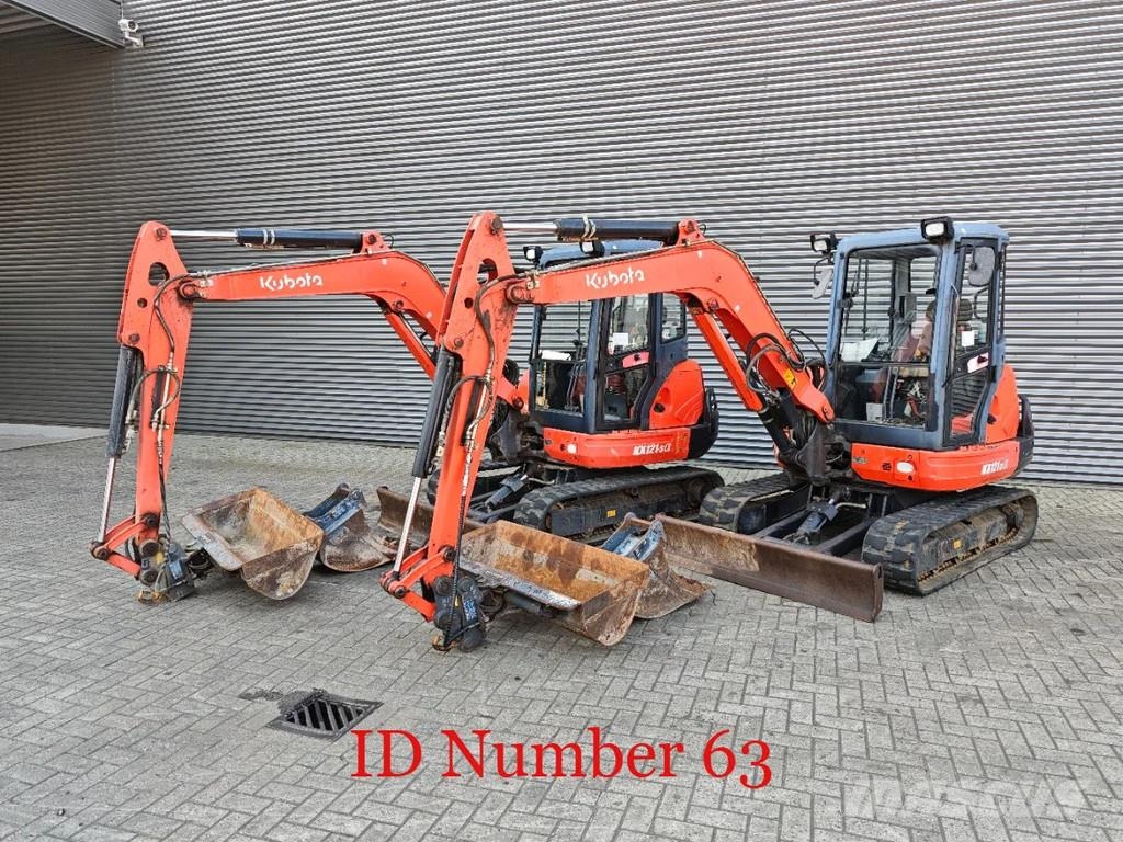 Kubota KX 121-3 2 Buckets 2 Pieces! Minigraafmachines < 7t