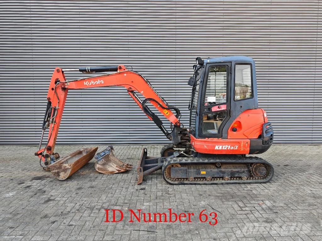 Kubota KX 121-3 2 Buckets 2 Pieces! Minigraafmachines < 7t
