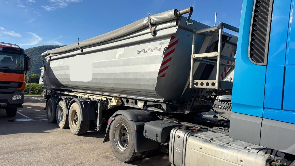 Meiller KISA 3 - 3 axle mulda trailer - lifting axle Tipper semi-trailers