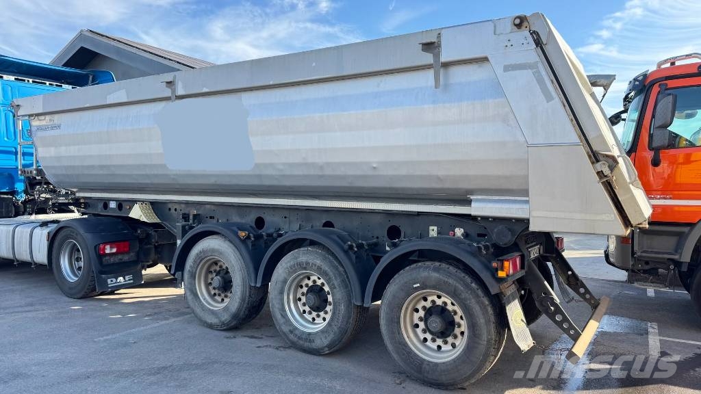 Meiller KISA 3 - 3 axle mulda trailer - lifting axle Tipper semi-trailers