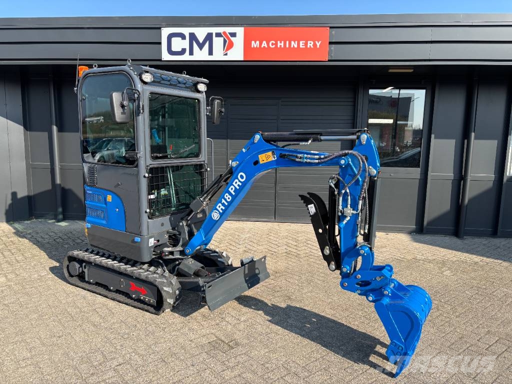 Rippa R18 Pro met Cabine Miniexcavadoras