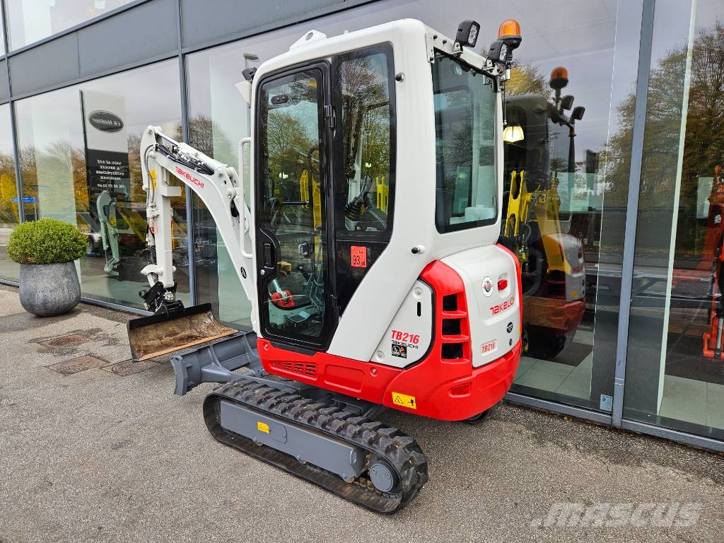 Takeuchi TB 216 Mini kotrók < 7t