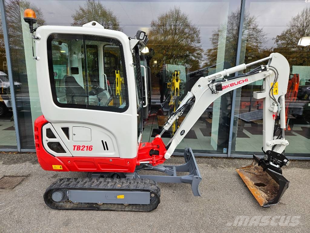Takeuchi TB 216 Mini kotrók < 7t