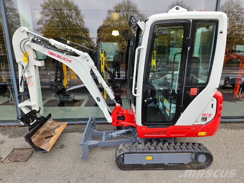 Takeuchi TB 216 Mini kotrók < 7t