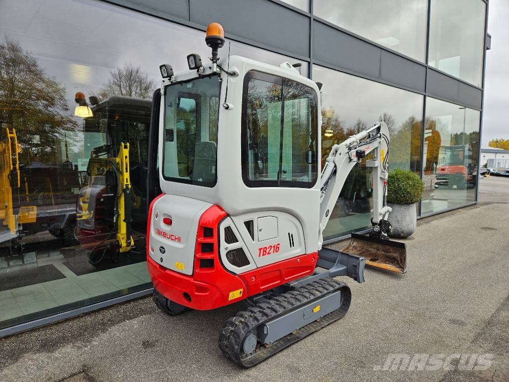 Takeuchi TB 216 Mini kotrók < 7t