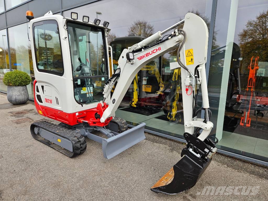 Takeuchi TB 216 Mini kotrók < 7t