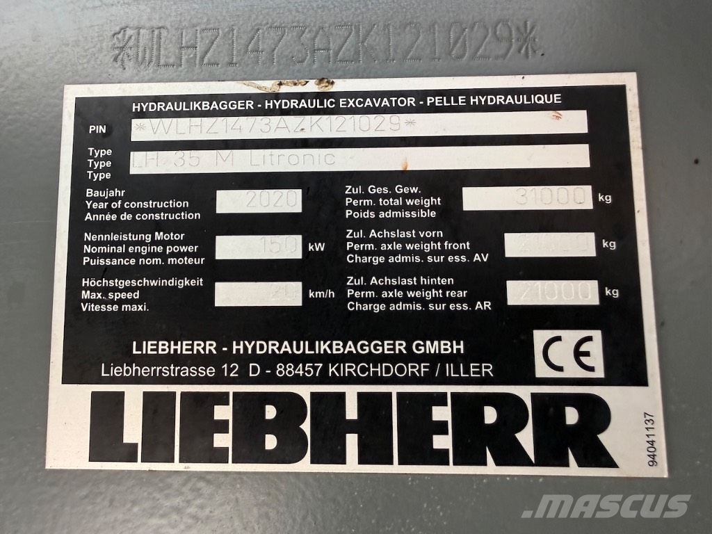 Liebherr LH 35 M Litronic Timber - LH 35 M - LH 35 Bageri za manipuliranje materijalom / otpadom