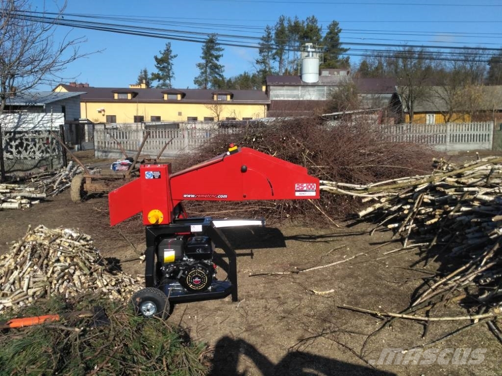 REMET Wood chipper RS100 Koksnes šķeldotāji