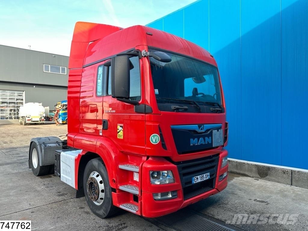 MAN TGS 18 420 EURO 6, ACC, Retarder, Standairco Trekkers