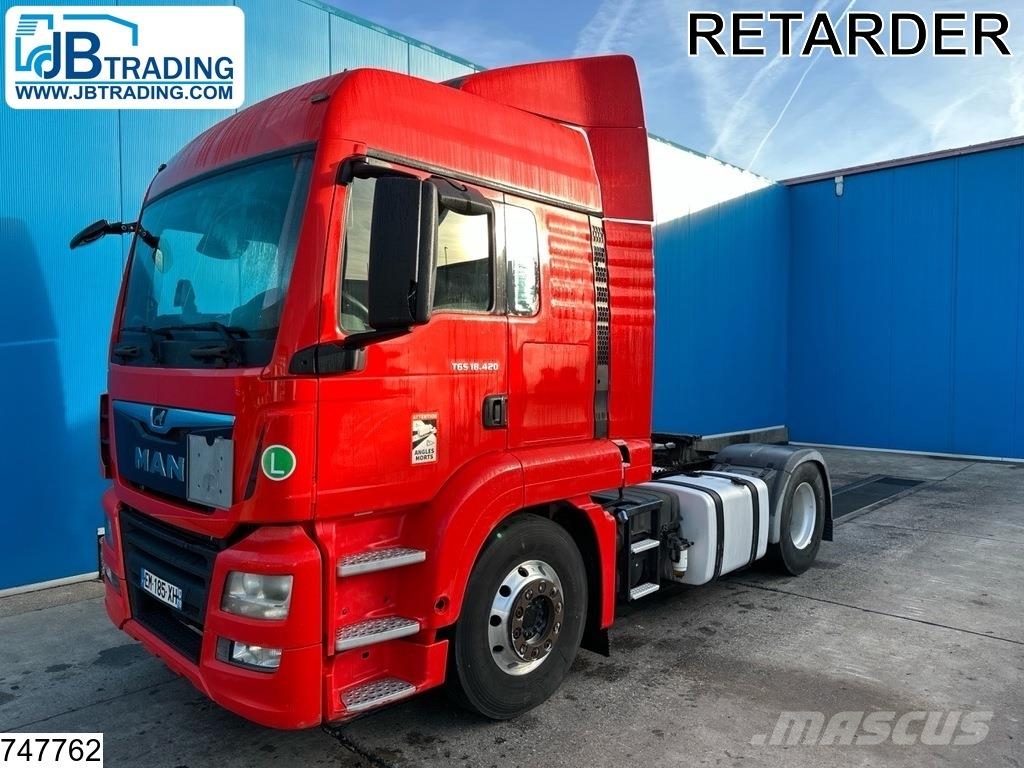 MAN TGS 18 420 EURO 6, ACC, Retarder, Standairco Trekkers