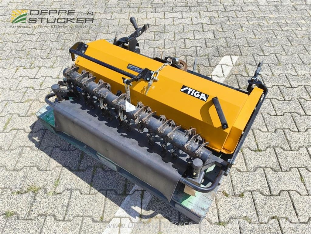 Stiga Park Pro 740 IQX mit Mulcher/Vertikutierer Sonstige Landmaschinen