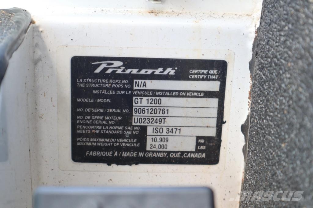Prinoth GT1200 | PALFINGER PK5001-EH | LOW HOURS | CRANE K Teladumpperit