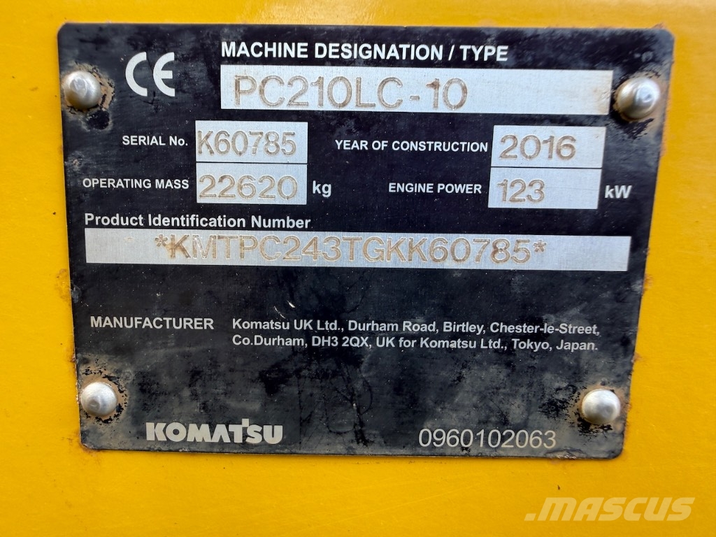 Komatsu PC 210 LC-10 - PC 210 LC - PC 210 履带挖掘机