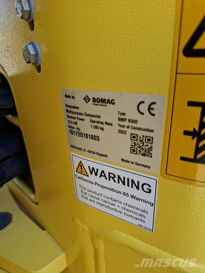 Bomag BMP8500 m. Kohler Motor Sonstige Landmaschinen