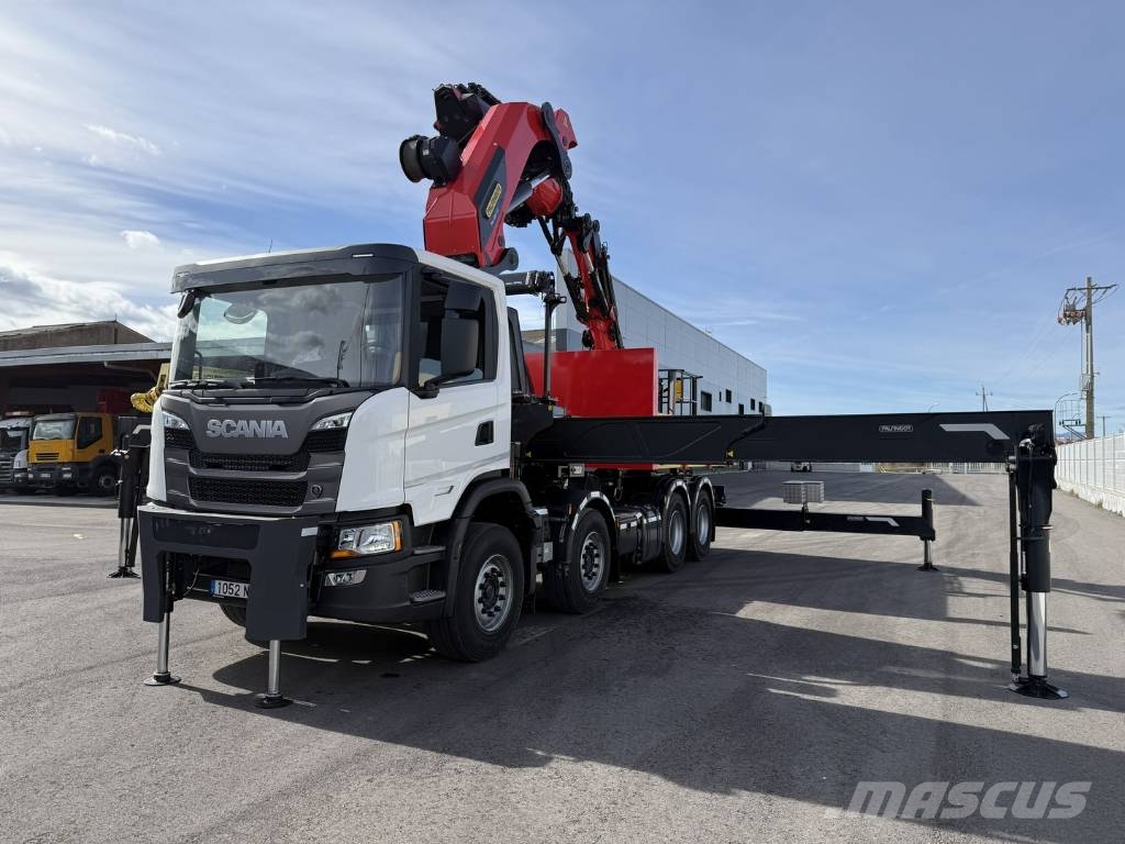 Scania 500 Snelmontage kranen