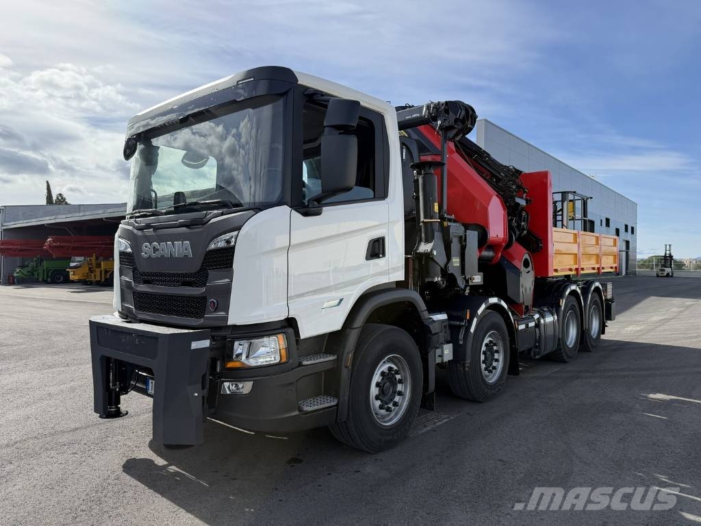 Scania 500 Snelmontage kranen