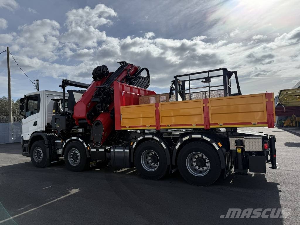 Scania 500 Snelmontage kranen