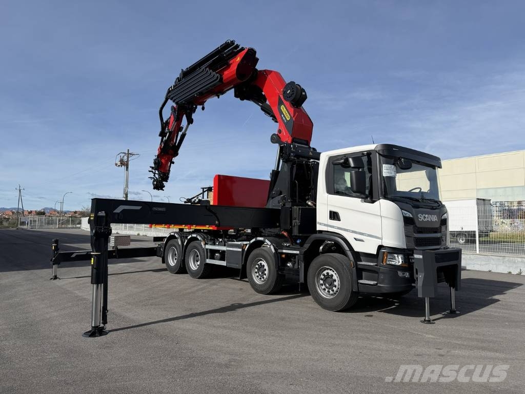 Scania 500 Snelmontage kranen